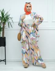 ekru 5327 senna pattern pantolon 2