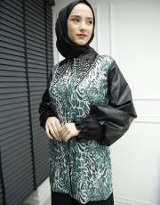 yeşil 8063 white corner vip gömlek 6