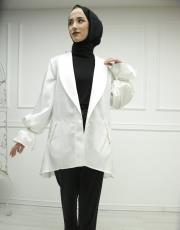 ekru 8028 white corner vip ceket 5