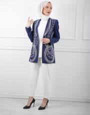 indigo 2562 white corner ceket 3