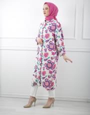 fuşya 002-2 lysa studio etnik tunik 3