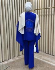 saks 2708 white corner vip abiye takım 5