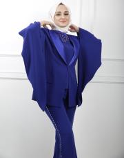 saks 2708 white corner vip abiye takım 7