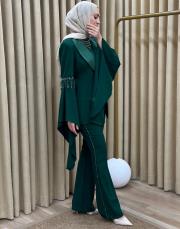 yeşil 2708 white corner vip abiye takım 3