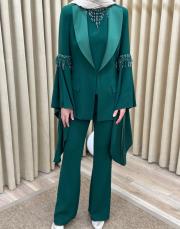 yeşil 2708 white corner vip abiye takım 5