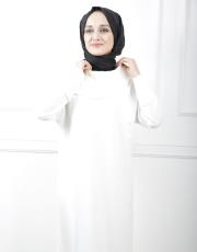 ekru 2001 nuss elbise 2