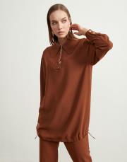 kahve 002 lysa studio relax pantolonlu takım 12