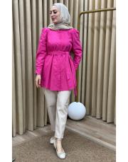 fuşya 002 lysa studio brode gömlek