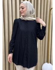 siyah 002 lysa studio brode gömlek