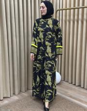 sarı 0011 lysa studio golden elbise