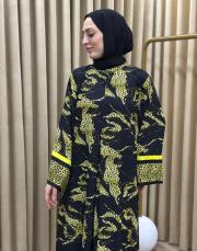 sarı 0011 lysa studio golden elbise 3