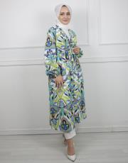 mavi 002 lysa studio desenli kimona