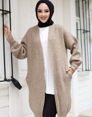 vizon 6004 lysa inşirah yumuş saçörgülü hırka 2