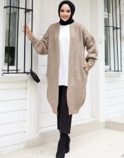 vizon 6004 lysa inşirah yumuş saçörgülü hırka 3