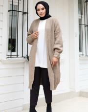 vizon 6004 lysa inşirah yumuş saçörgülü hırka 5