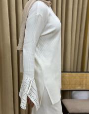 ekru 4584 missemramiss special kol taşlı triko takım 6