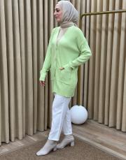 yeşil 3010 lysa studio hırka 3