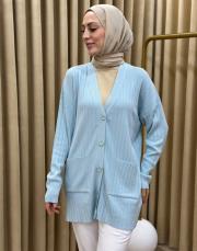 bebe mavisi 3010 lysa studio hırka