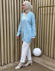 bebe mavisi 3010 lysa studio hırka 3