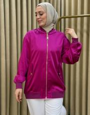 fuşya 4720 missemramiss stone desing ceket
