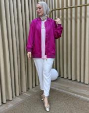 fuşya 4720 missemramiss stone desing ceket 2