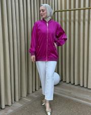 fuşya 4720 missemramiss stone desing ceket 3