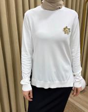 ekru 4711 missemramiss elegante triko bluz 4