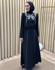 siyah 93010 senna elodie abiye takım 2