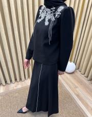 siyah 93010 senna elodie abiye takım 5