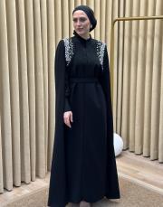 siyah 94002 senna je parle abiye takım 2