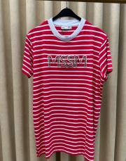 kırmızı çizgili 4734 missemramiss taşlı tşört 3