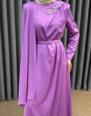 mor 30011 senna  minze abiye elbise 5