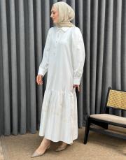 ekru 25y 2051 nuss elbise