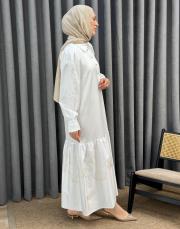 ekru 25y 2051 nuss elbise 2