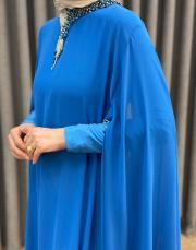 turkuaz 3192 white corner abiye elbise 5