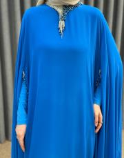 turkuaz 3192 white corner abiye elbise 7