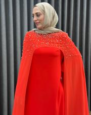 nar çiceği 2858 white corner abiye elbise 3