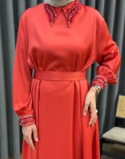 nar çiçeği 30028 senna coralie abiye elbise 6