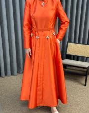 nar çiçeği 30003 senna scarlet abiye elbise 4