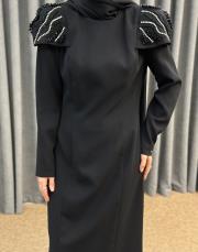 siyah 30024 senna  baglıore abiye elbise 6