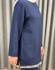 lacivert 251885 micca ipekçe ferra pantolonlu takım 6