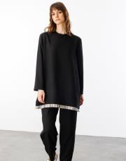 siyah 251885 micca ipekçe ferra pantolonlu takım 7