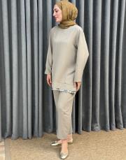 vizon 251885 micca ipekçe ferra pantolonlu takım 2