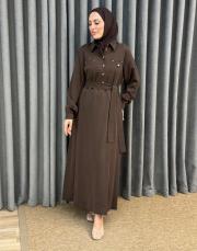 kahve 26k 2008 nuss elbise