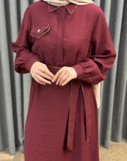 bordo 26k 2005 nuss elbise 5