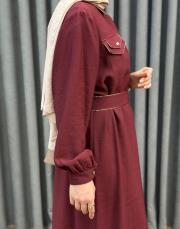 bordo 26k 2005 nuss elbise 6