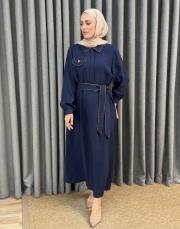 lacivert 26k 2005 nuss elbise