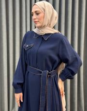 lacivert 26k 2005 nuss elbise 3