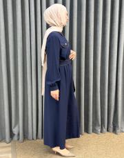 lacivert 26k 2005 nuss elbise 4