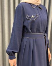 lacivert 26k 2005 nuss elbise 7